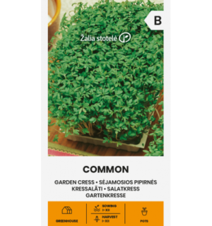 Kulvikress Lepidium sativum Common seemnete pakend
