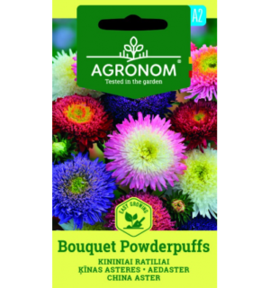 Aster Bouquet Powderpuffs