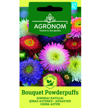 Aster Bouquet Powderpuffs