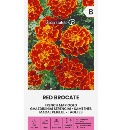 Madal peiulill Red Brocate