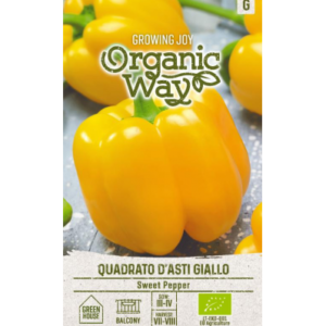 Paprika Quadrato D´Asti Giallo mahe