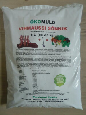 Vihmaussi sõnnik 5L