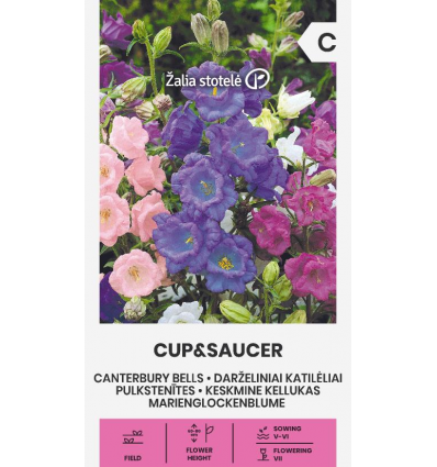 Keskmine kellukas Cup Saucer