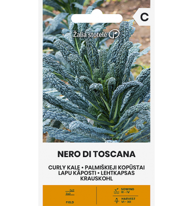 Lehtkapsas(kale) Nero Di Toscana Must palm