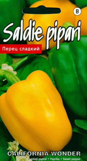 Paprika California Wonder (kollane)