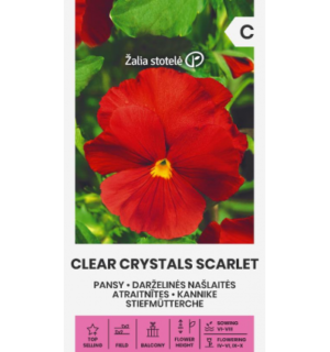 Kannike (võõrasema)Clear Crystals Scarlet*