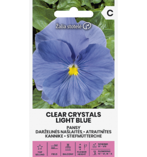 Kannike (võõrasema) Clear Crystals Light Blue
