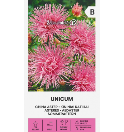 Hiina aedaster Unicum roosa