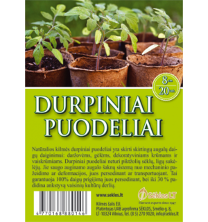Turbapotid 8cm 20 tk