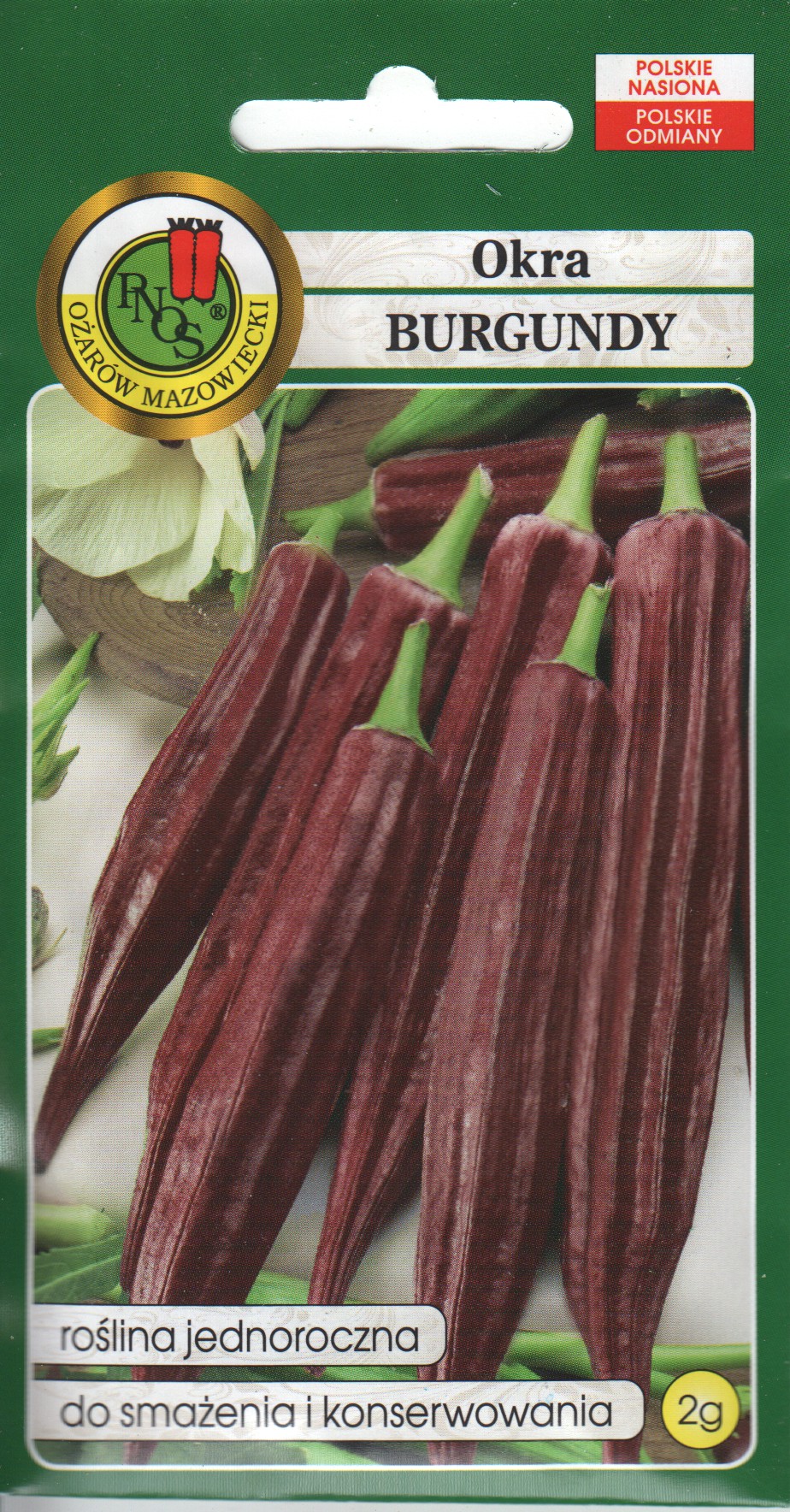 Okra Burgundy