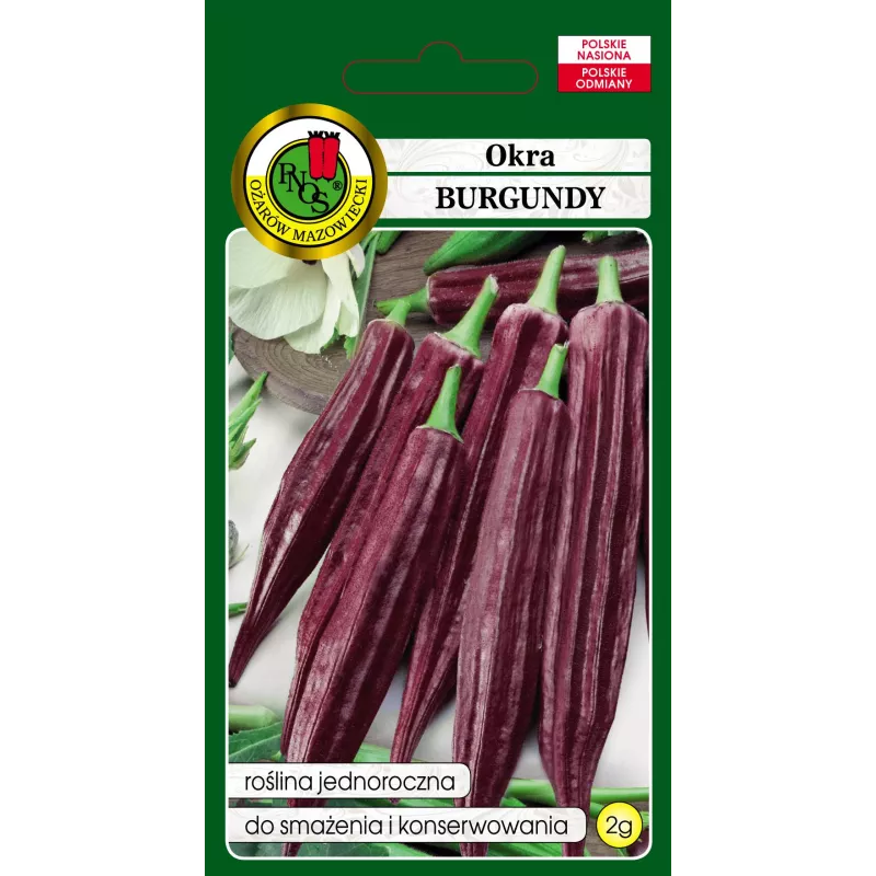 Okra Burgundy