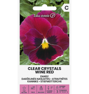 Kannike Clear crystals wine red