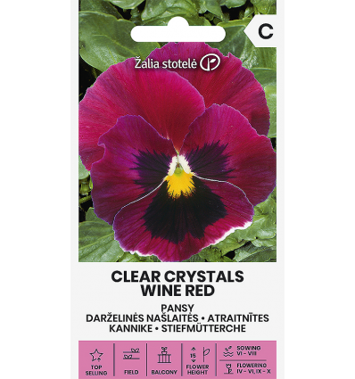 Kannike Clear crystals wine red