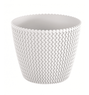 Plastpott valge