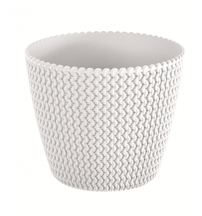 Plastpott valge