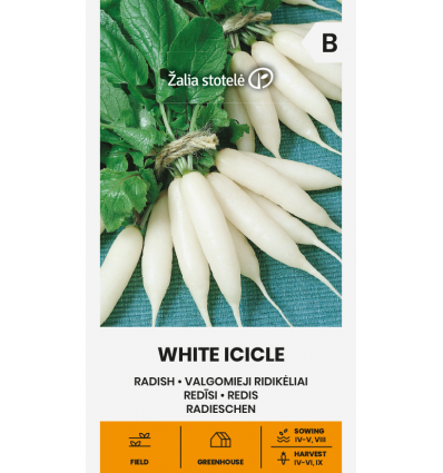 Valge redis White Icicle