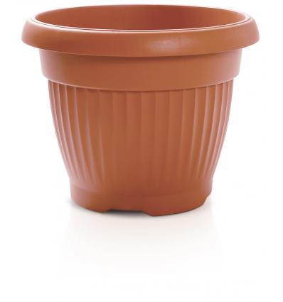 Plastpott pruun 15cm