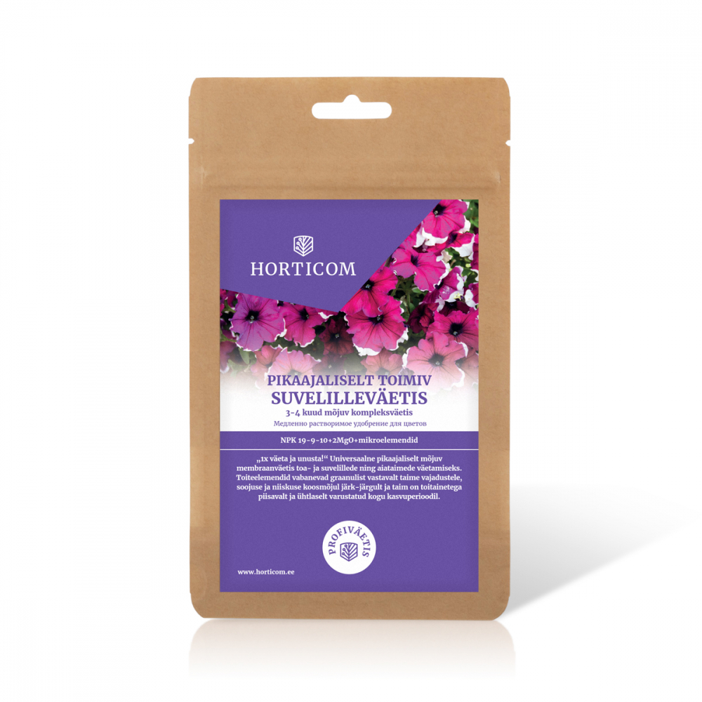 Pikaajaliselt toimiv suvelilleväetis