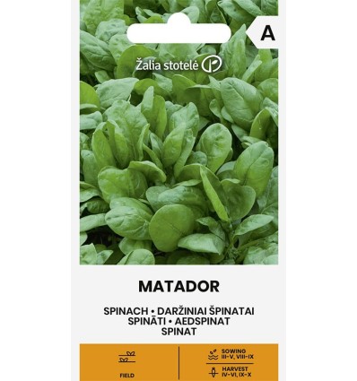 Aedspinat Matador seemnete pakend