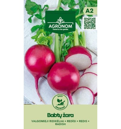 AGRONOM redise Babtų žara seemnete pakend