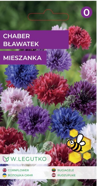 Rukkilill Chaber Blawatek Mieszanka seemnete pakend erinevate varviliste oitega