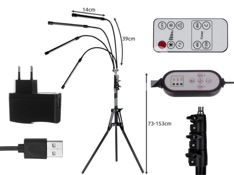 LED fütolamp ehk statiiviga taimelamp pakend