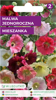 Harilik tokkroos Malwa Mieszanka seemnete pakend erinevate varviliste oitega