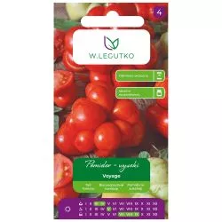 Tomati Voyage seemnepakend omapäraste ribiliste ja segmentideks jagunevate punaste tomatitega